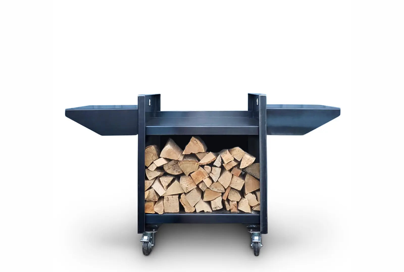 Asado Gunmetal Woodstore Stand