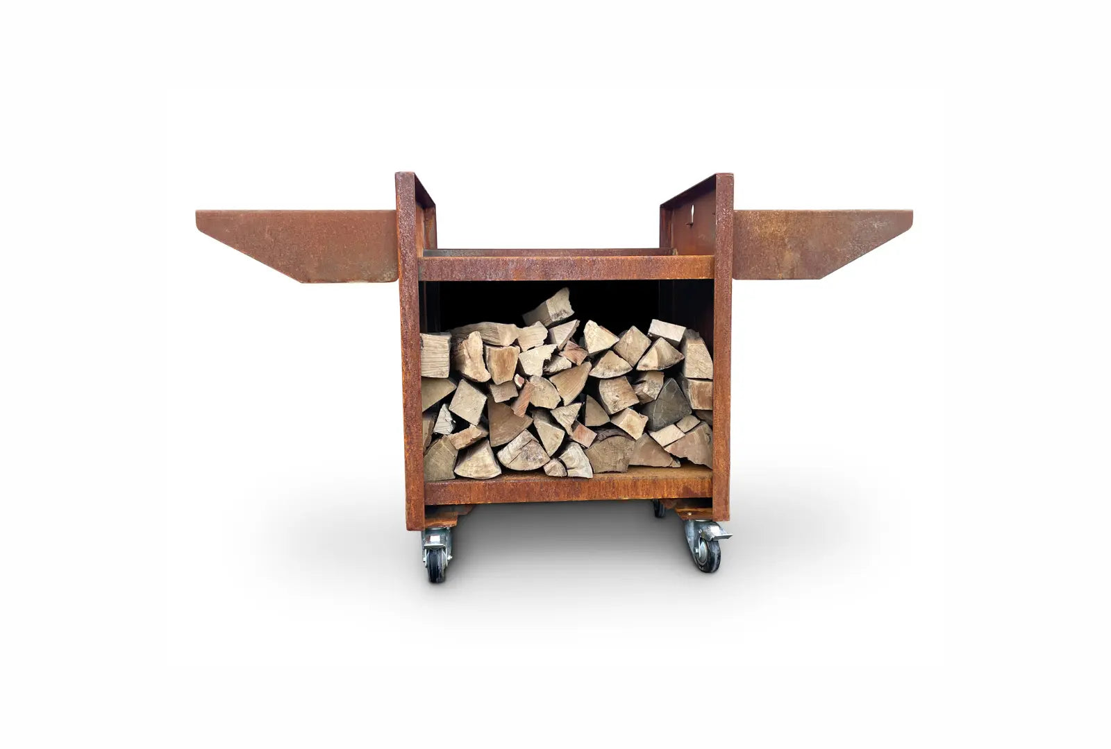 Asado Cor-Ten Woodstore stand