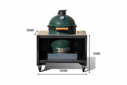 Kitchen Green Egg Unit - Gunmetal